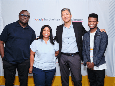 Aveade founders and Google mentors in Cape Town